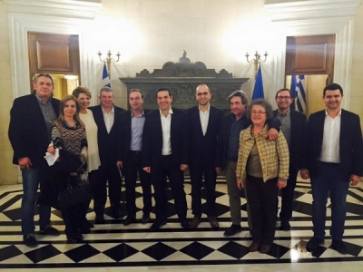 Συνάντηση βουλευτών Περιφέρειας Ηπείρου και Ιονίων Νήσων του ΣΥΡΙΖΑ με τον Πρωθυπουργό
