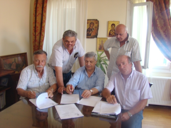 Υπεγράφη η σύμβαση για την κατασκευή της αποχέτευσης Οικισμών Νεοχωρίου και Αγίου Θωμά