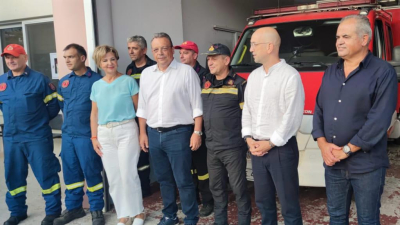 Στις πυρόπληκτες περιοχές της Πρέβεζας και της Άρτας ο Πρόεδρος του ΣΥΡΙΖΑ-ΠΣ Σωκράτης Φάμελλος