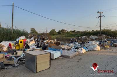 Μια ακόμη "αυτοσχέδια" χωματερή στην Ταράνα Πρέβεζας