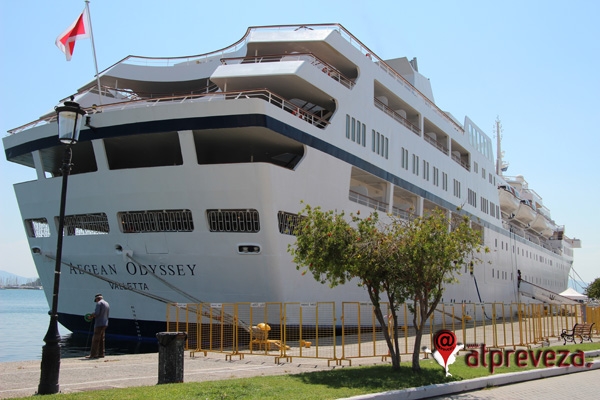 Στην Πρέβεζα για ακόμη μια φορά το κρουαζιερόπλοιο Aegean Odyssey