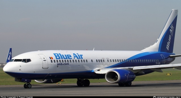Η αεροπορική εταιρεία χαμηλού κόστους Blue Air θα «προσγειώνεται» το καλοκαίρι στην Πρέβεζα