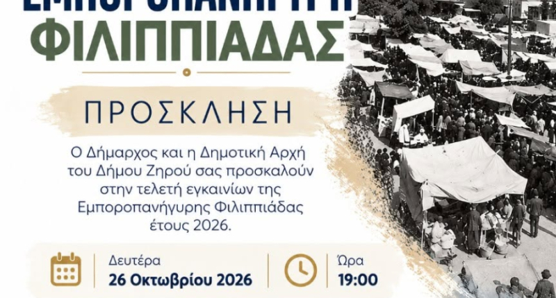 Ξεκινά τη Δευτέρα η εμποροπανήγυρη Φιλιππιάδας - Κυκλοφοριακές ρυθμίσεις